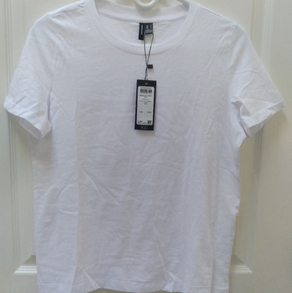 Vero Moda white t-shirt, small, New with tag - Picture 4 of 14